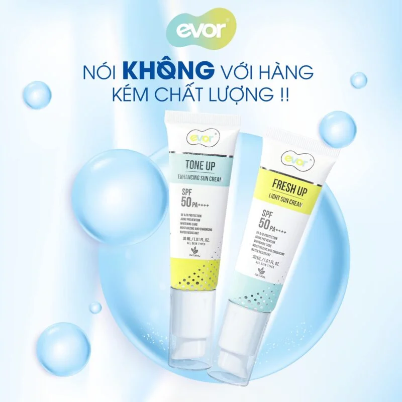 EVOR NÓI KHÔNG VỚI HÀNG KÉM CHẤT LƯỢNG ‼️-kem chống nắng evor- nước hoa evor