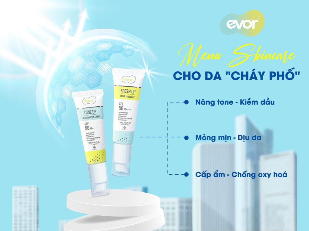 MENU SKINCARE CHO DA “CHÁY PHỐ” ❤️‍🔥