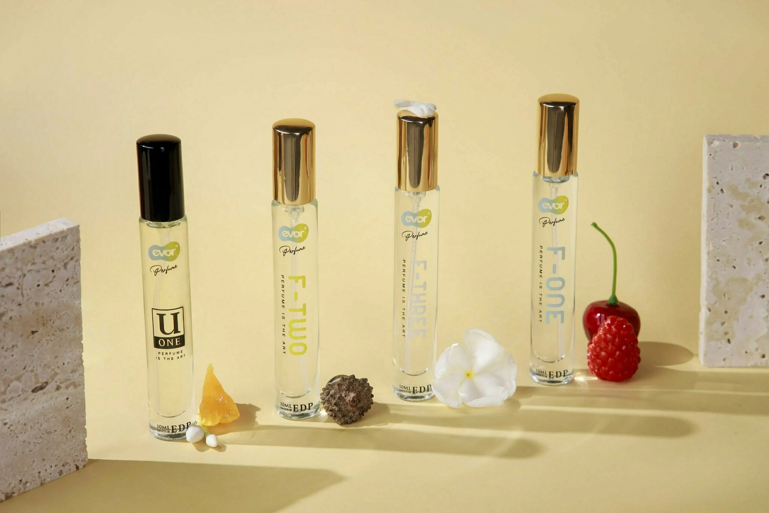 nước hoa evor combo 4 chai f-one f-two f-three u-one
