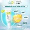 Kem chống nắng makeup trẻ hoá dưỡng trắng - Fresh Up Light Sun Cream 30ml