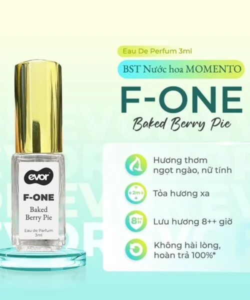 f-one 3ml perfume nước hoa evor momento